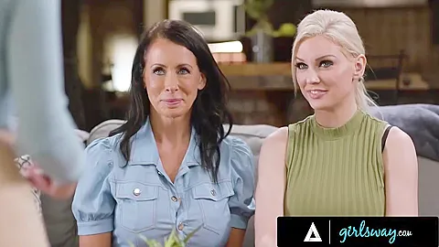 Big Tits Milf Dirt - Demi Hawks, Kenzie Taylor And Reagan Foxx