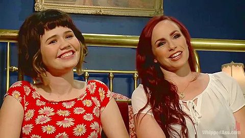 19 Year Olds First Time Strap-on, First Time Squirting And First Time Lesbian Experience! - Bella Rossi