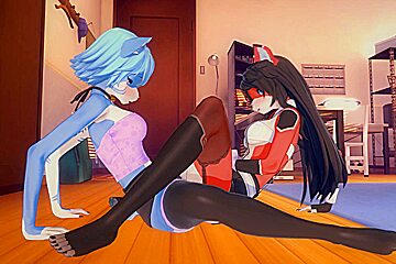 3d Hentai And Hentai 3d In Furry) Furry Lesbian
