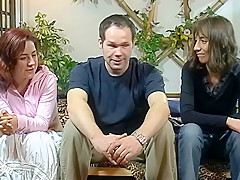 Celine The 1st Time With A Guy & Threesome - Olli Has To Watch