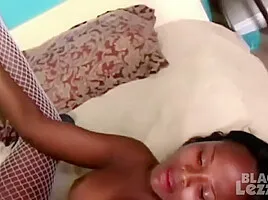 Crazy Ebony Lesbians Lick And Shag Each Other