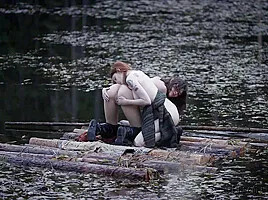 The Crossing - Erotic Lesbian Movie Outdoors By The River