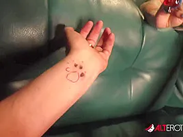 Evilyn Ink tattoos Ivan while fucking River Dawn Ink