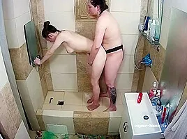 Hard Butch Lesbian Strapon Action