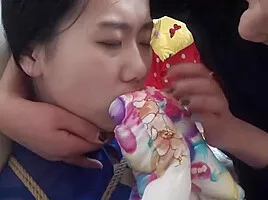 Chinese Bondage - Pillow Case Gag Party