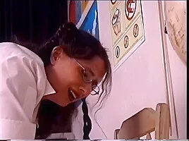 5 Hot schoolgirls 18+ Taste The Heavy Paddle Of The