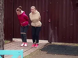 Outdoor Winter Bondage