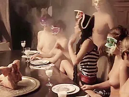 Russian Playmate Get Naked At Elegant Party