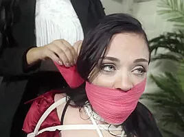 Anna The Secretary Tied By Jj