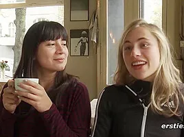 Amateur Lesbian Couple Have Great Sex With A Strapon