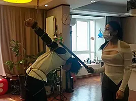 Guy Tied Up By Girl