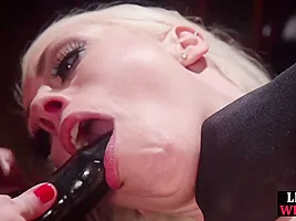 BDSM wild bitches love fucking lez beauty in group sex