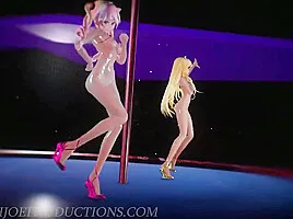 Mmd R18 Nude Sexy Luka And Lily - Ai Dee 1089 With Dee Lilly And Sexy Lily